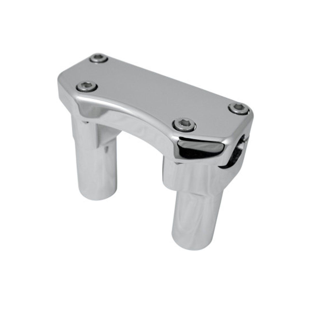 DRAG SPECIALTIES 3&quot; BUFFALO HANDLEBAR &amp; TOP CLAMP RISER KIT - CHROME