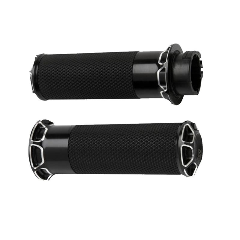 ARLEN NESS FUSION BEVELED GRIPS - CABLE - BLACK