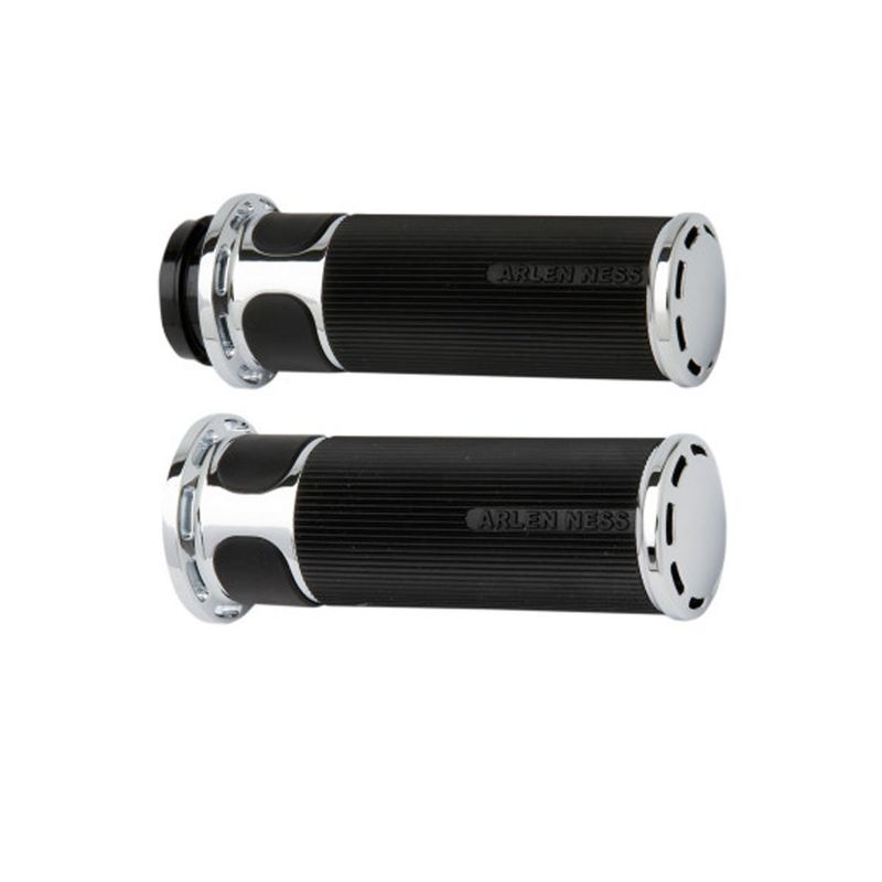 ARLEN NESS  FUSION SLOT TRACK GRIPS - CABLE - CHROME