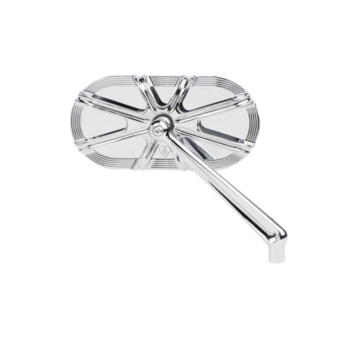 ARLEN NESS CAGED SERIES DEEP CUT MIRROR - CHROME - RIGHT