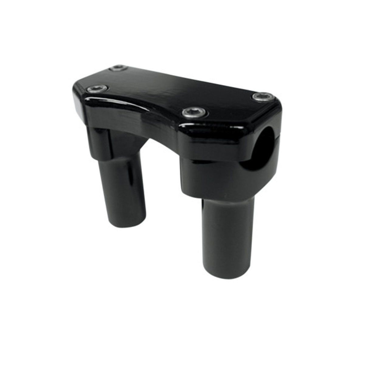 DRAG SPECIALTIES 3&quot; BUFFALO HANDLEBAR &amp; TOP CLAMP RISER KIT - BLACK