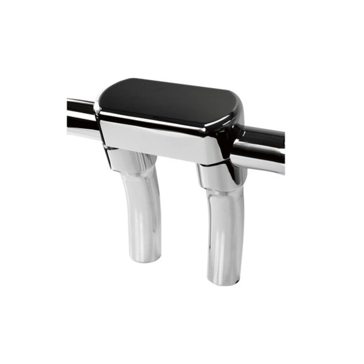 DRAG SPECIALTIES 5 1/2&quot; BIG BUFFALO HANDLEBAR &amp; TOP CLAMP RISER KIT -  CHROME