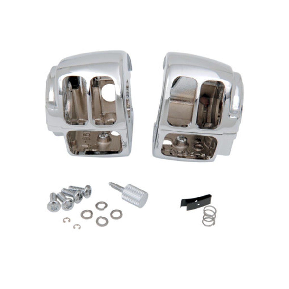 DRAG SPECIALTIES HANDLEBAR SWITCH HOUSING KIT  - CHROME