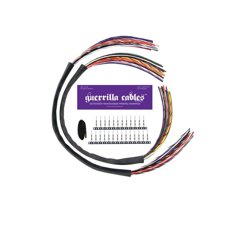 GUERRILLA CABLES 2007-2013 BAGGER HANDLEBAR EXTENSION KIT