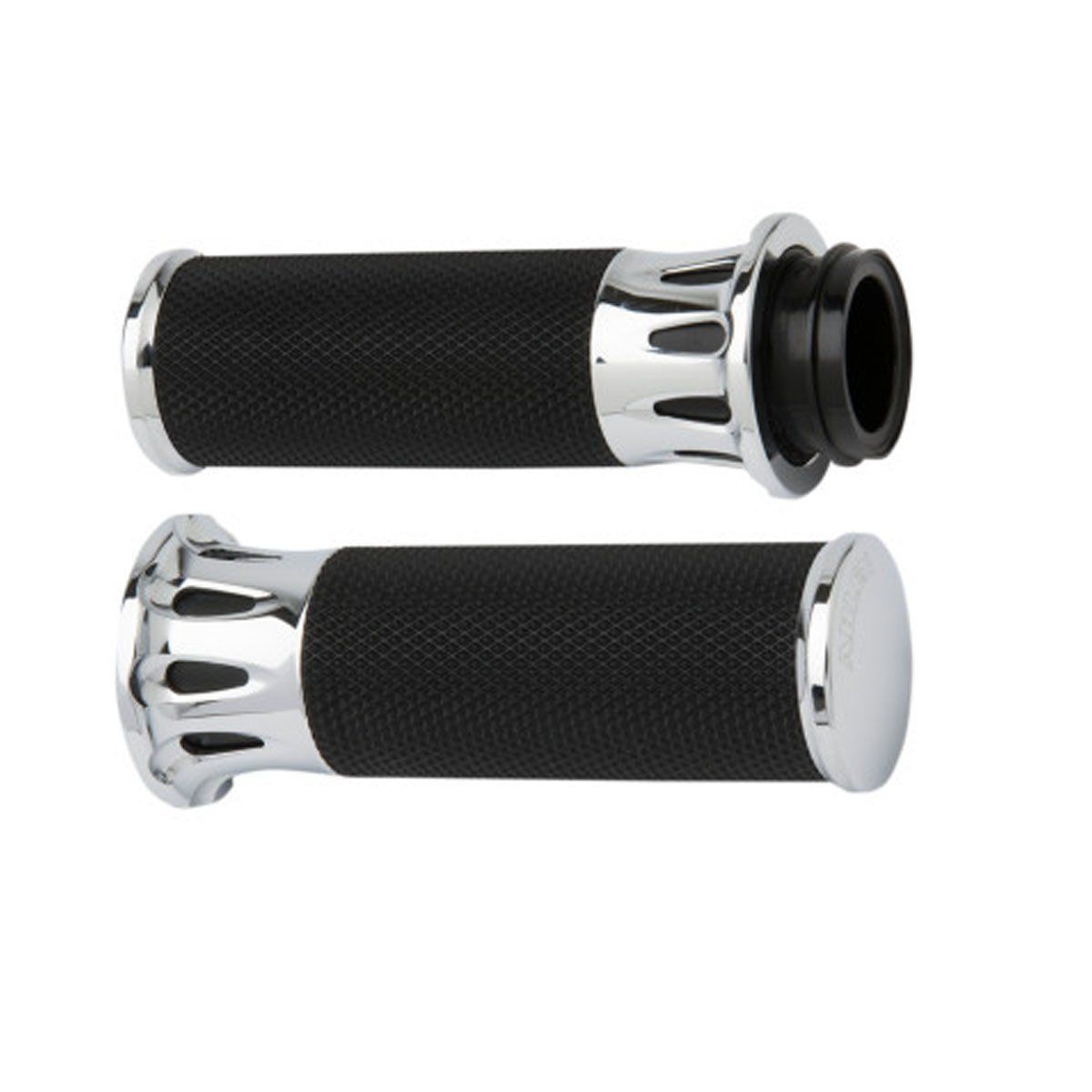 ARLEN NESS FUSION DEEP CUT GRIPS - CABLE - CHROME