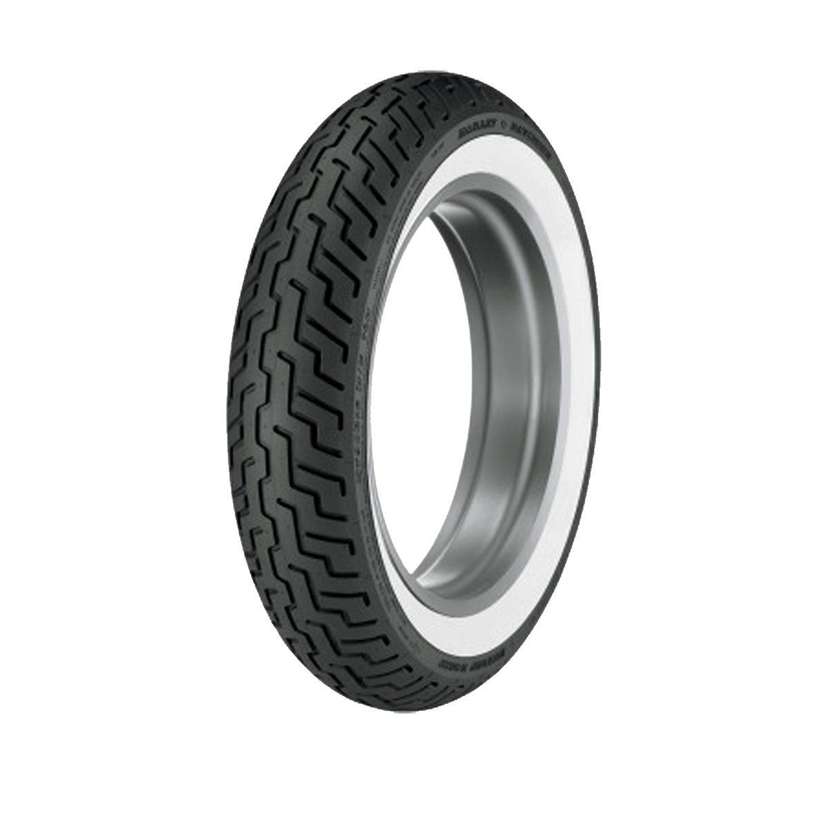 DUNLOP HARLEY-DAVIDSON® D402 FRONT TIRE - MT90B16 72H BIAS TL - WIDE WHITEWALL