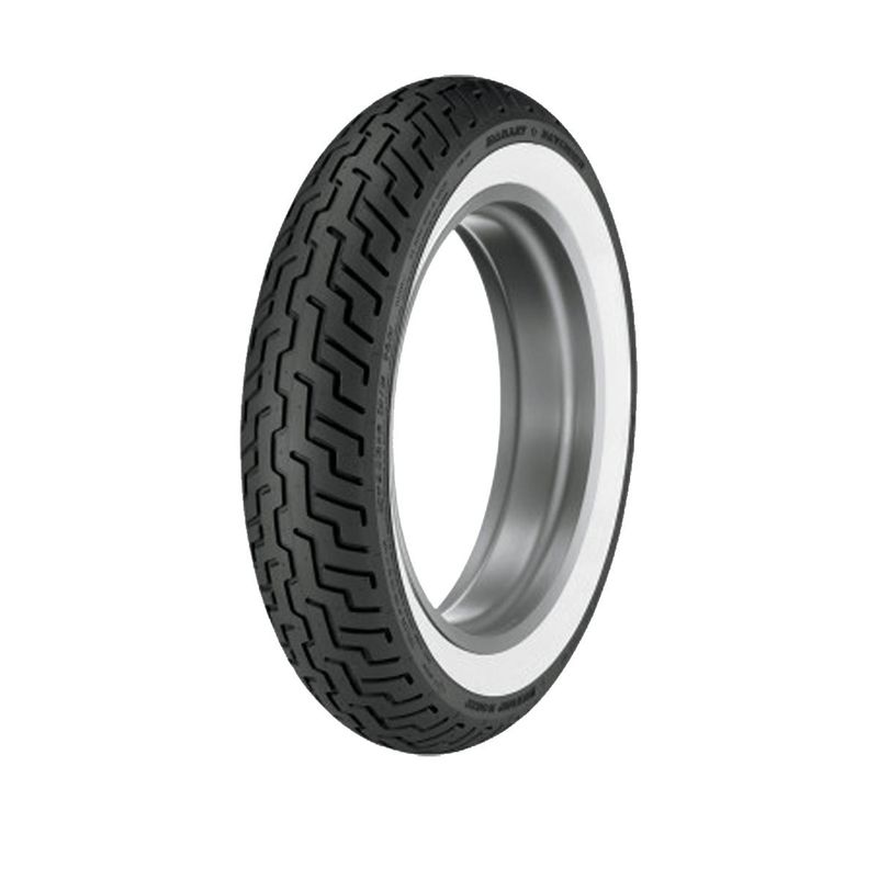 DUNLOP HARLEY-DAVIDSON® D402 FRONT TIRE - MT90B16 72H BIAS TL - WIDE WHITEWALL