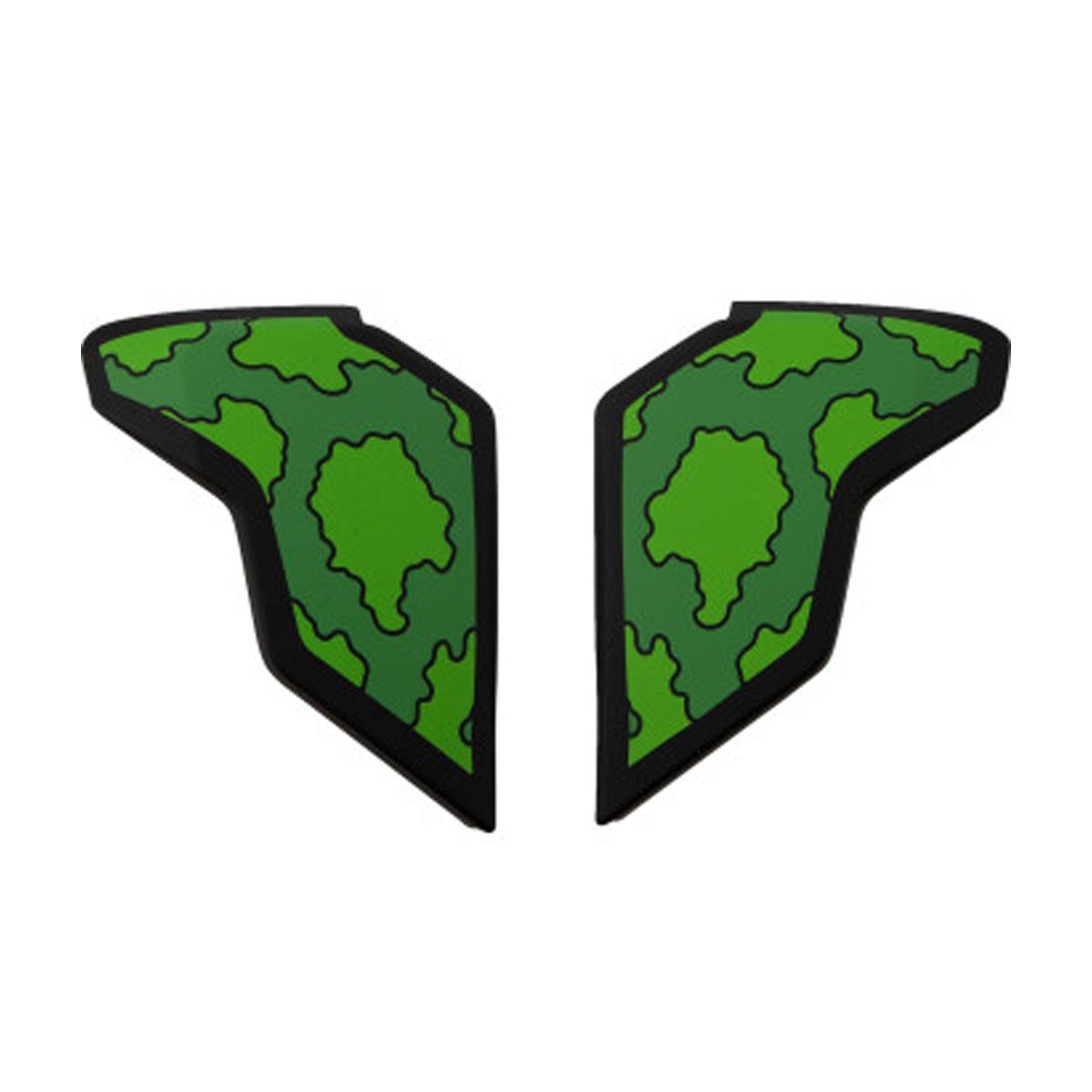 ICON GP23 AIRFLITE HELMET SIDE PLATES - GREEN