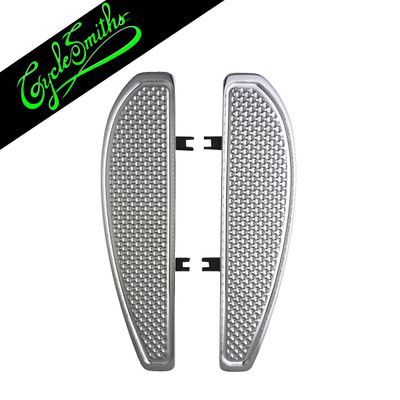 CYCLESMITHS 19&quot; WAFFLE FLOORBOARDS - CHROME