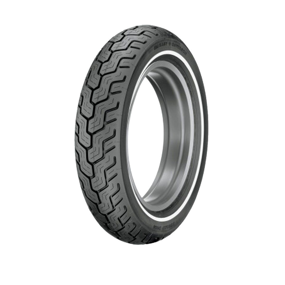 DUNLOP HARLEY-DAVIDSON® D402™ REAR TIRE - MU85B16 - NARROW WHITEWALL - 77H