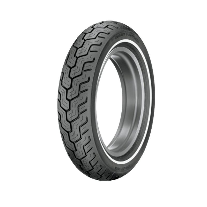 DUNLOP HARLEY-DAVIDSON® D402™ REAR TIRE - MT90-16 - NARROW WHITEWALL - 74H