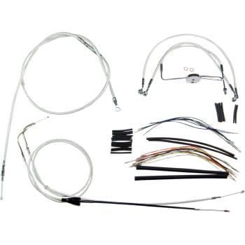 MAGNUM SHIELDING STERLING CHROMITE II® DESIGNER HANDLBAR INSTALLATION KIT CONTROL CABLE KIT