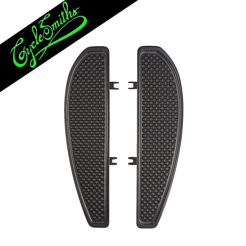 CYCLESMITHS 19&quot; WAFFLE FLOORBOARDS - BLACK