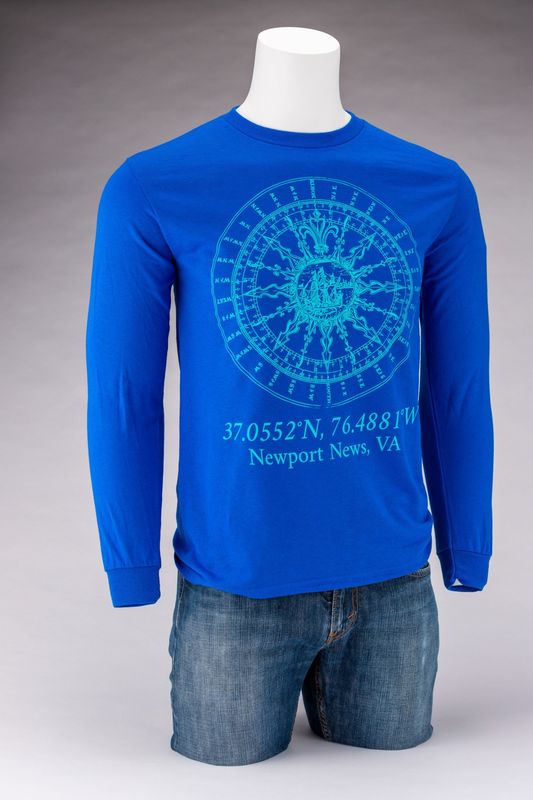 Compass Rose Long Sleeve - Royal 
