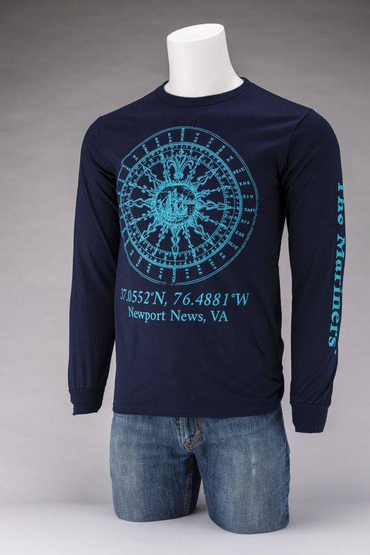 Compass Rose Long Sleeve Navy