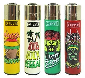 Clipper Lighter Rasta Various Design
