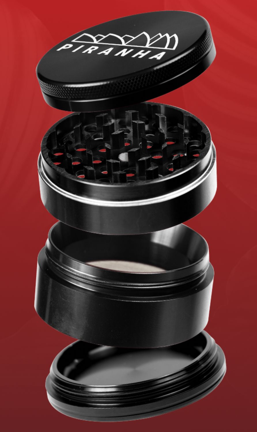 Piranha Aluminum 4 Piece Grinder