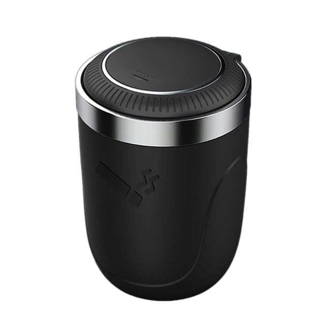 Cupholder LED Ashtray, Color: Black