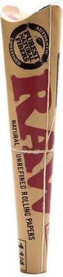 Raw Pre Roll Cone 6 Pack 1 1/4 size