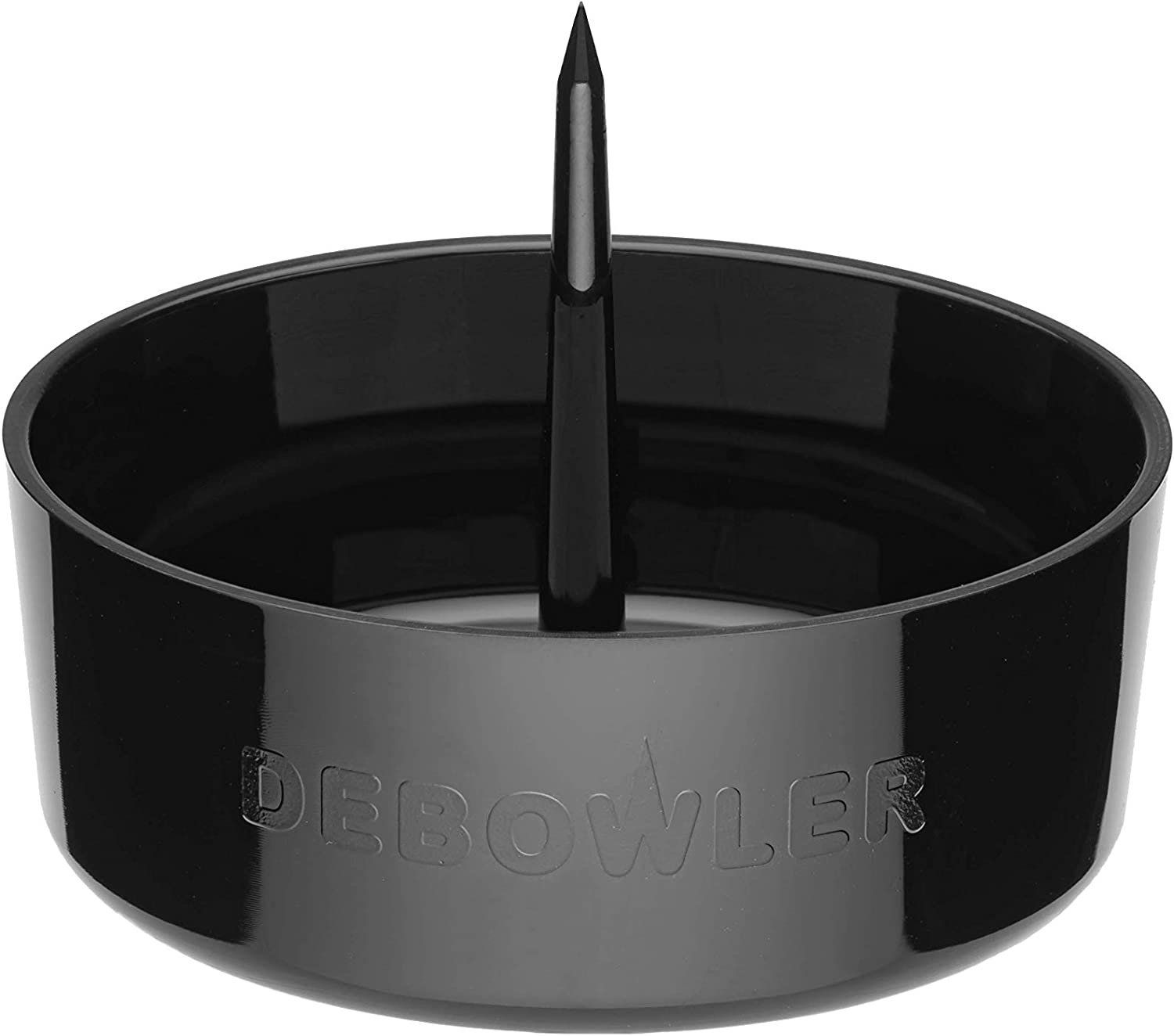 DeBowler Spiked Plastic Ashtray, Color: Black