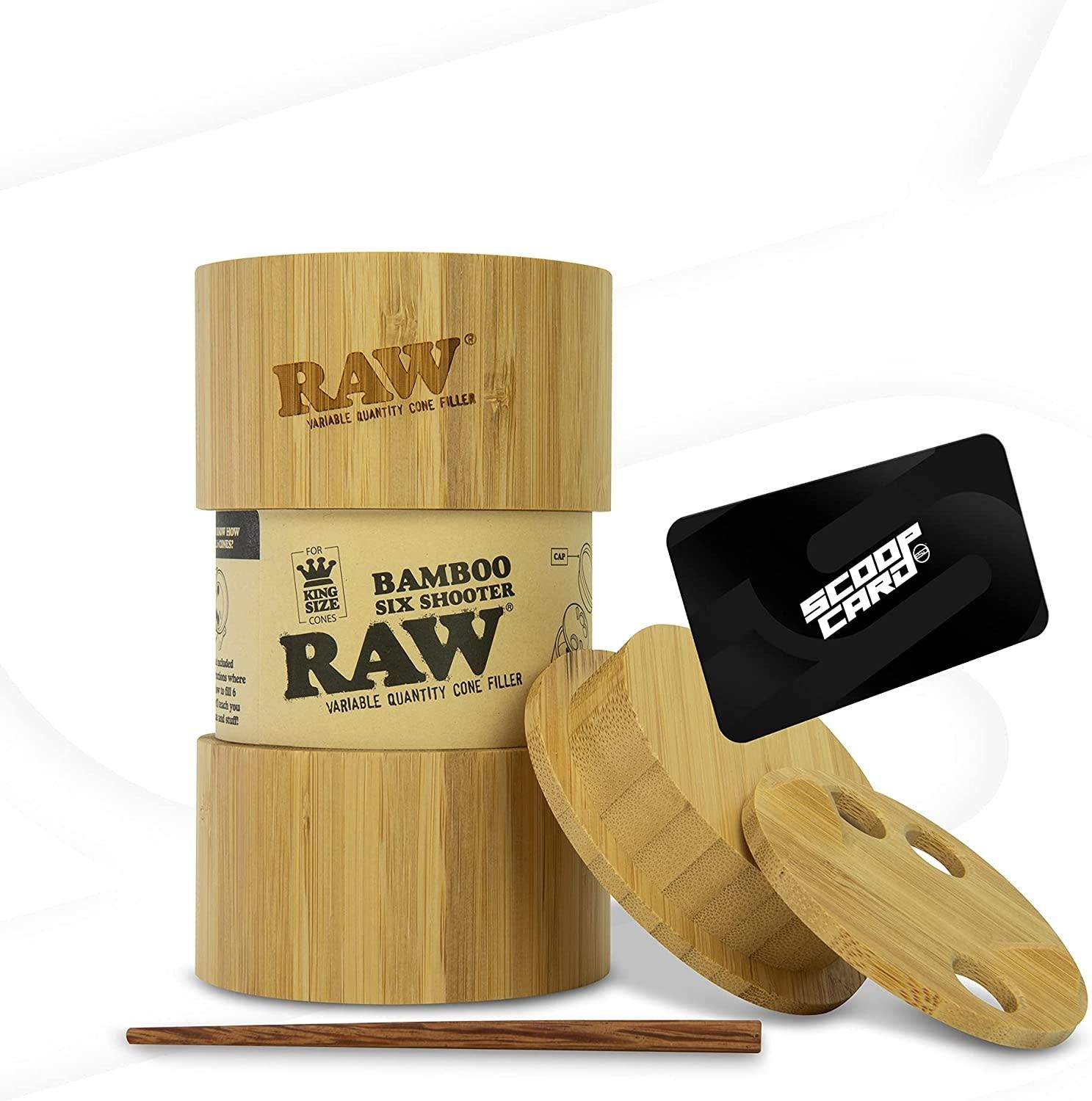 RAW Bamboo Six Shooter King Size