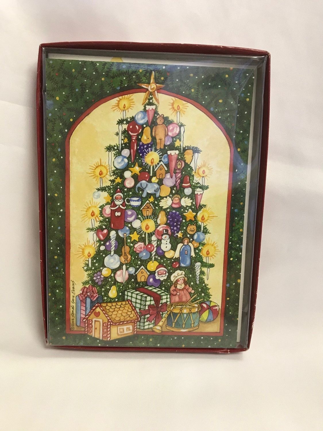 Christmas Card Box, Name: Christmas Tree &amp; Presents