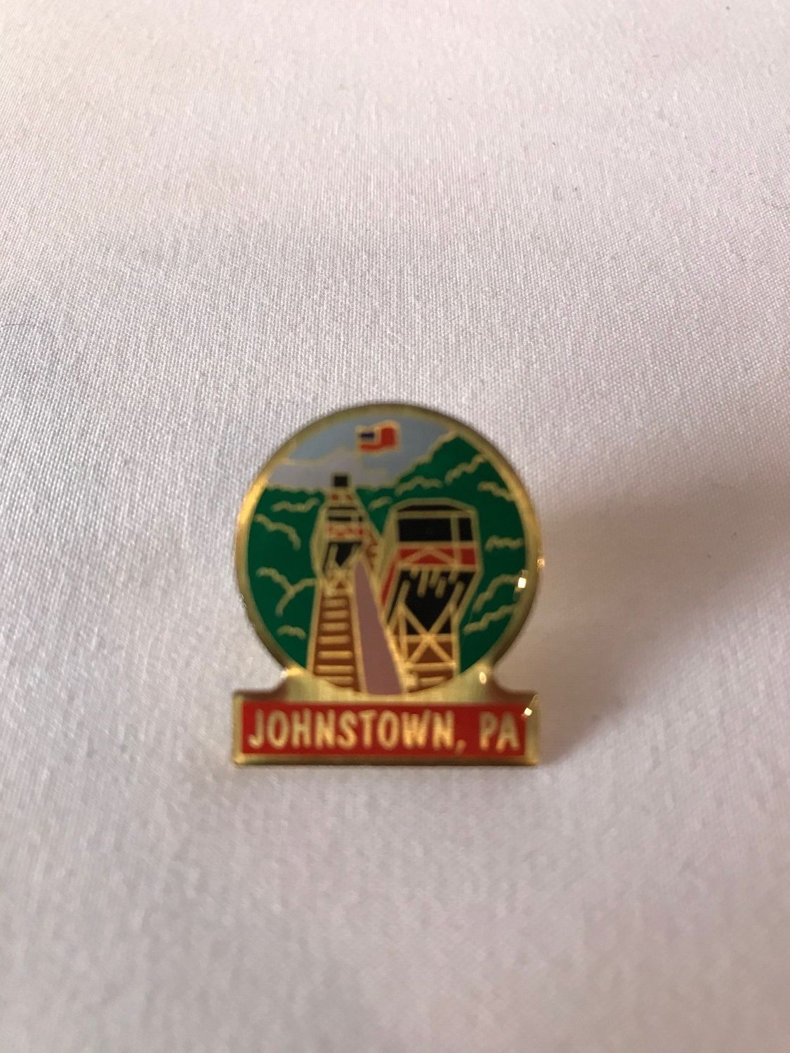Inclined Plane Lapel Pin