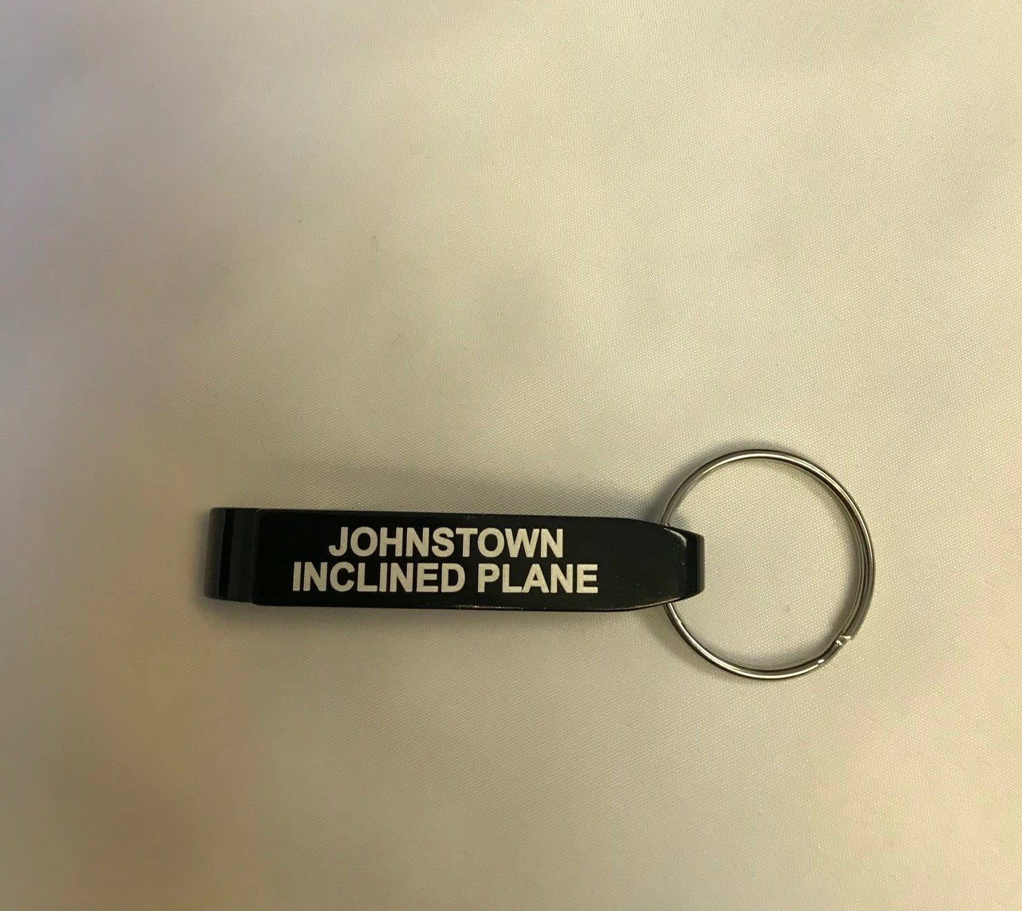 Inclined Plane Can Opener Keychain, Color: Black
