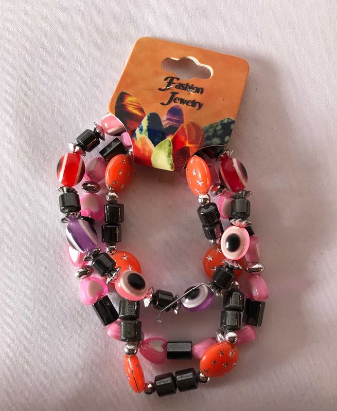 Set of Three Carded Bracelets