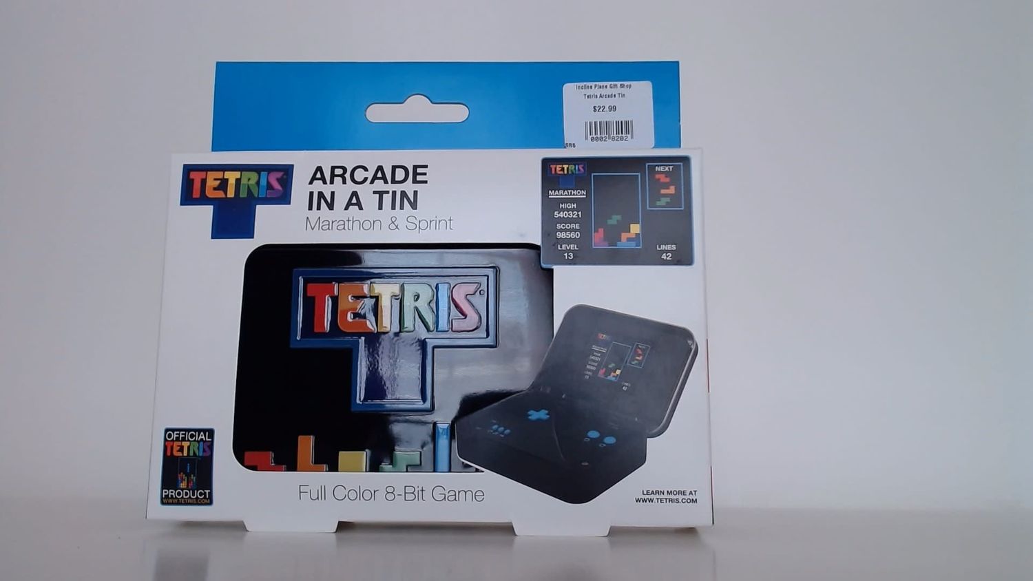 Tetris Arcade Tin 4.5&quot;x3&quot;