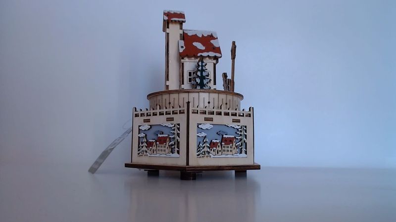 Musical Lighted Church 7.75" 70129