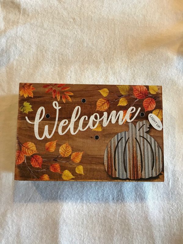 Light Up Box Plaque