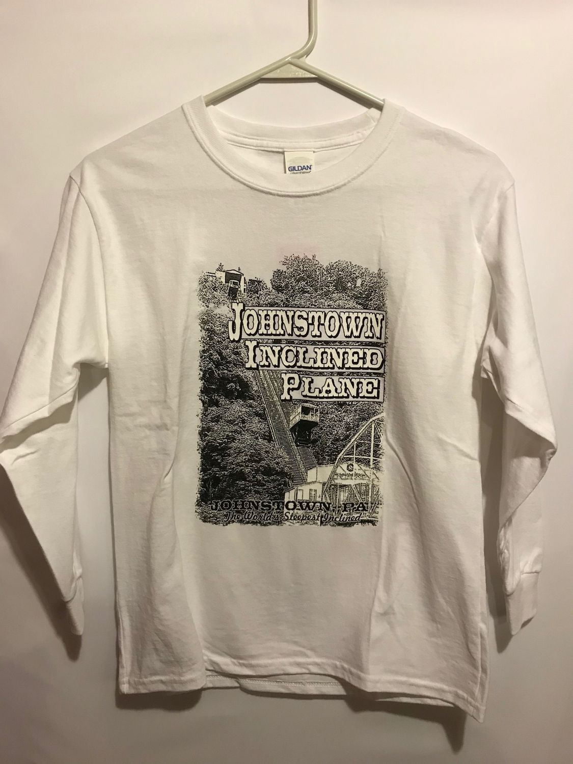 Youth - Long Sleeve - Full Photo, Color: White, Size: Small