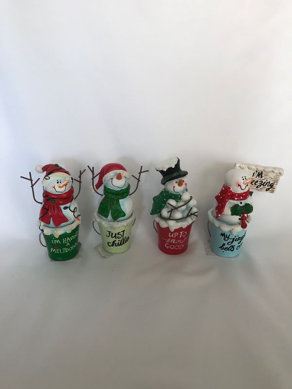 Funny Snowman Figure