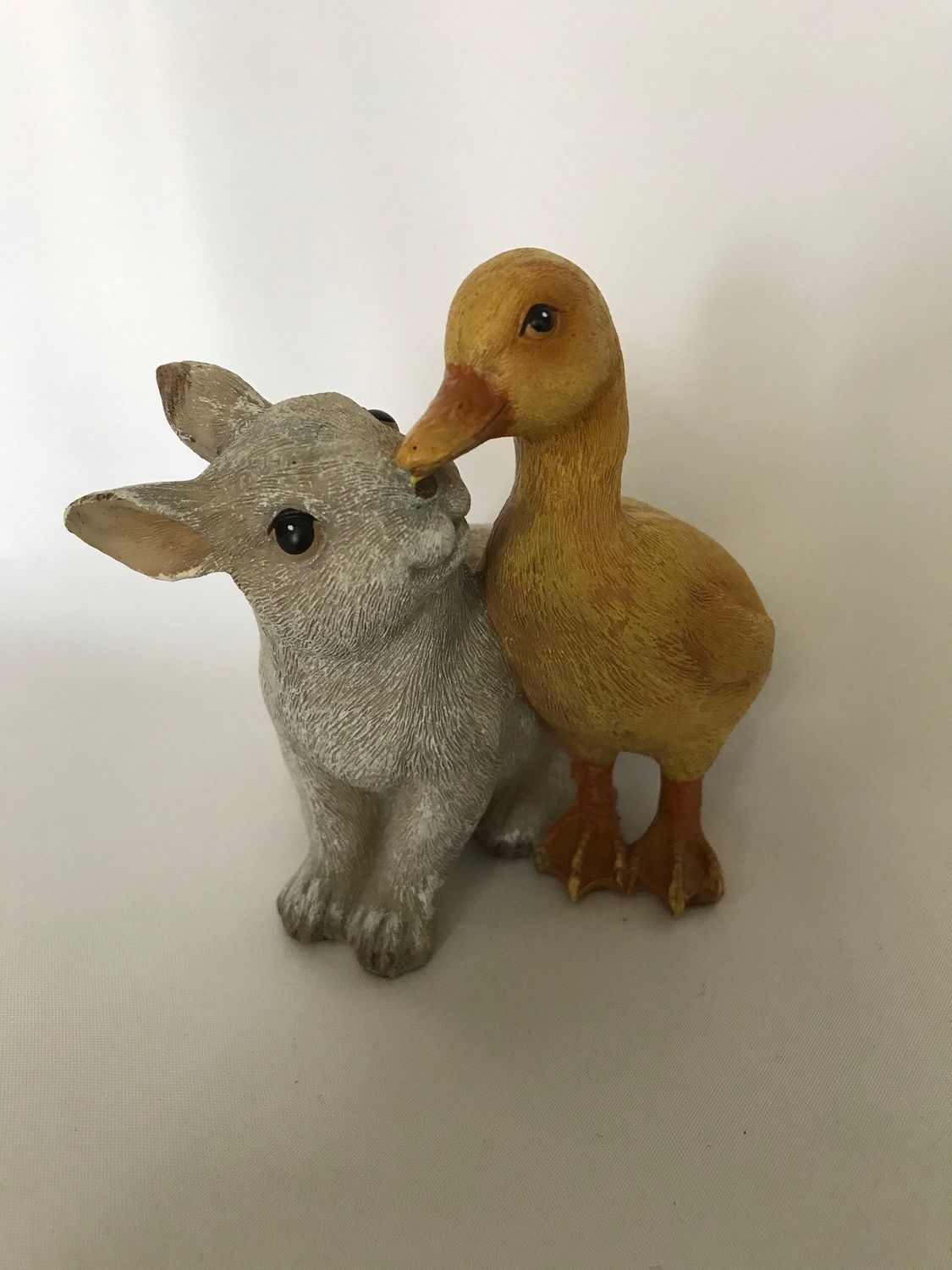 Springtime Pals - Duck &amp; Bunny Figurine