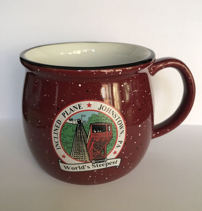 Colonial Mug w/ Inclined Plane Logo &amp; Lettering - Maroon