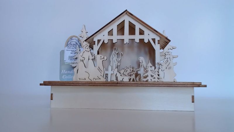 Lighted Nativity Scene 5.4" #70123