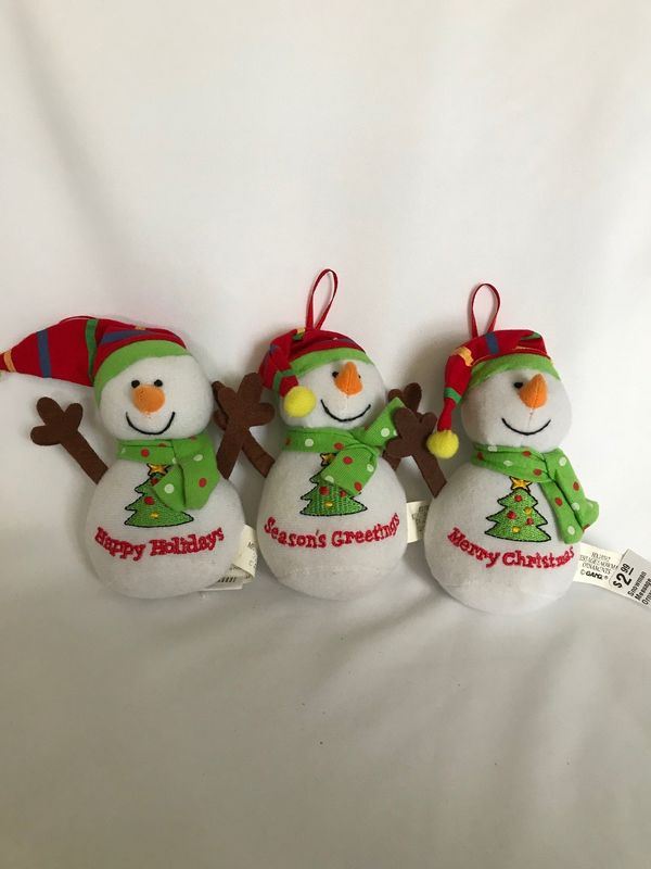 Snowman Message Ornament