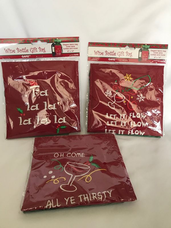 Christmas Wine Bottle Bag