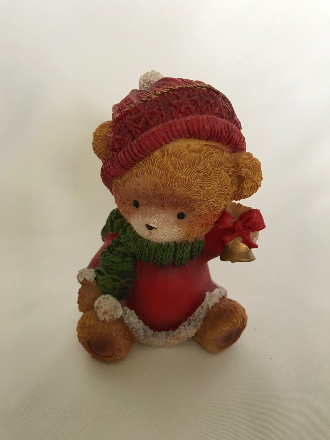 Large Christmas Bear Figurine, Size: Bell