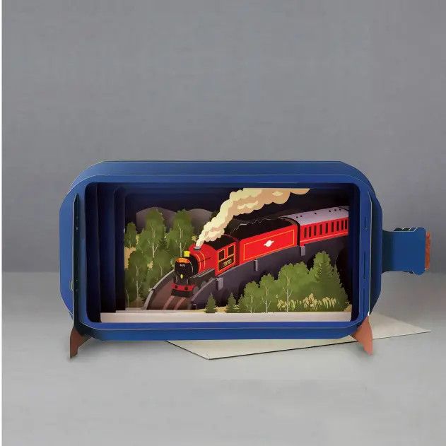 Message in A Bottle Pop Up Card-Hogwarts Express