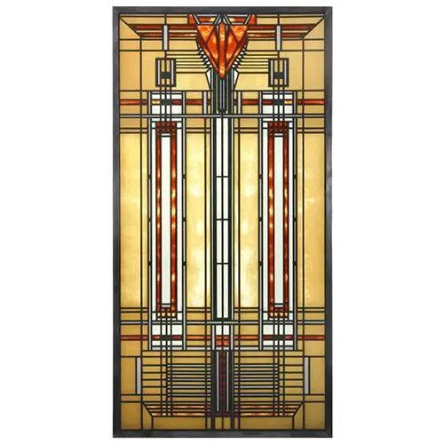 Frank Lloyd Wright Bradley House Skylight Art Glass