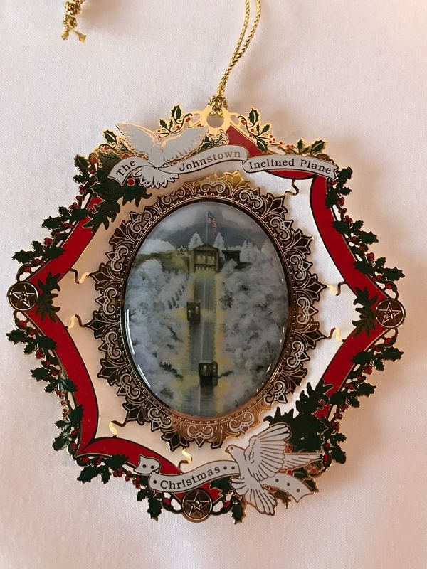 The Johnstown Inclined Plane Christmas Ornament