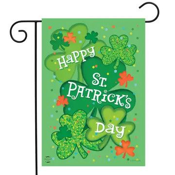 St Patrick's Day Celebration Double Sided Flag 12.5x18" # G02218