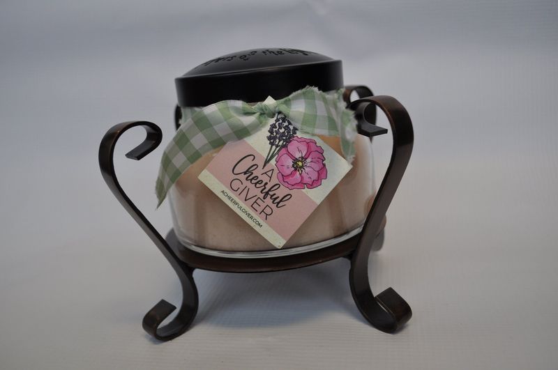 Candle Jar Holder Copper