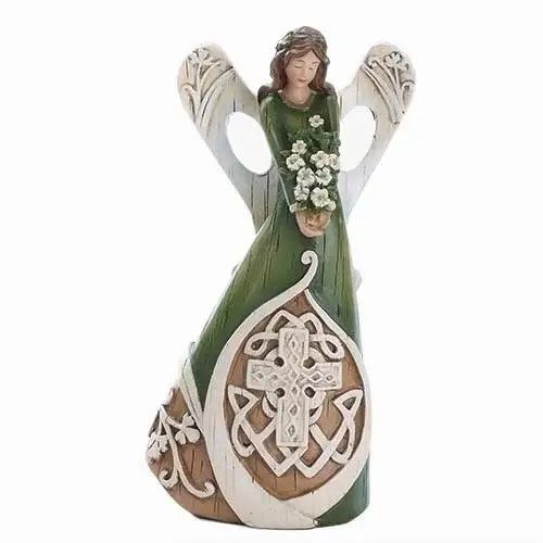 Wood Cut Irish Angel Figure 7: #62422