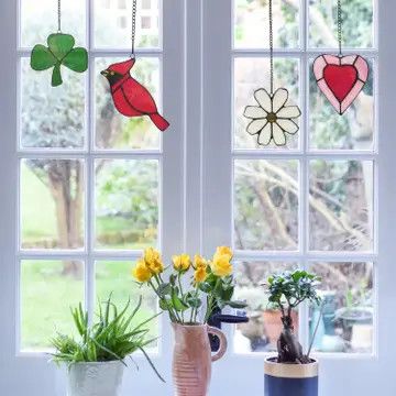 Mini Stained Glass Suncatchers 5" #20562