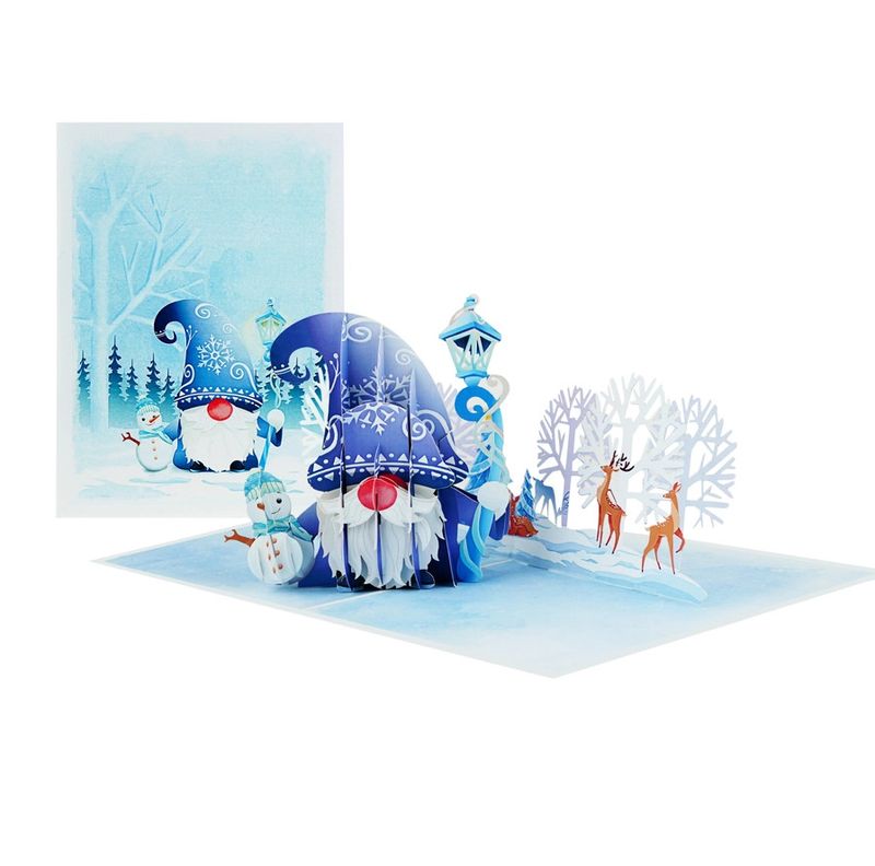 3D Pop Up Christmas Card - Gnome
