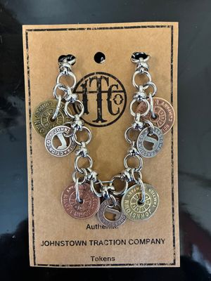 Johnstown Traction Token Charm Bracelet