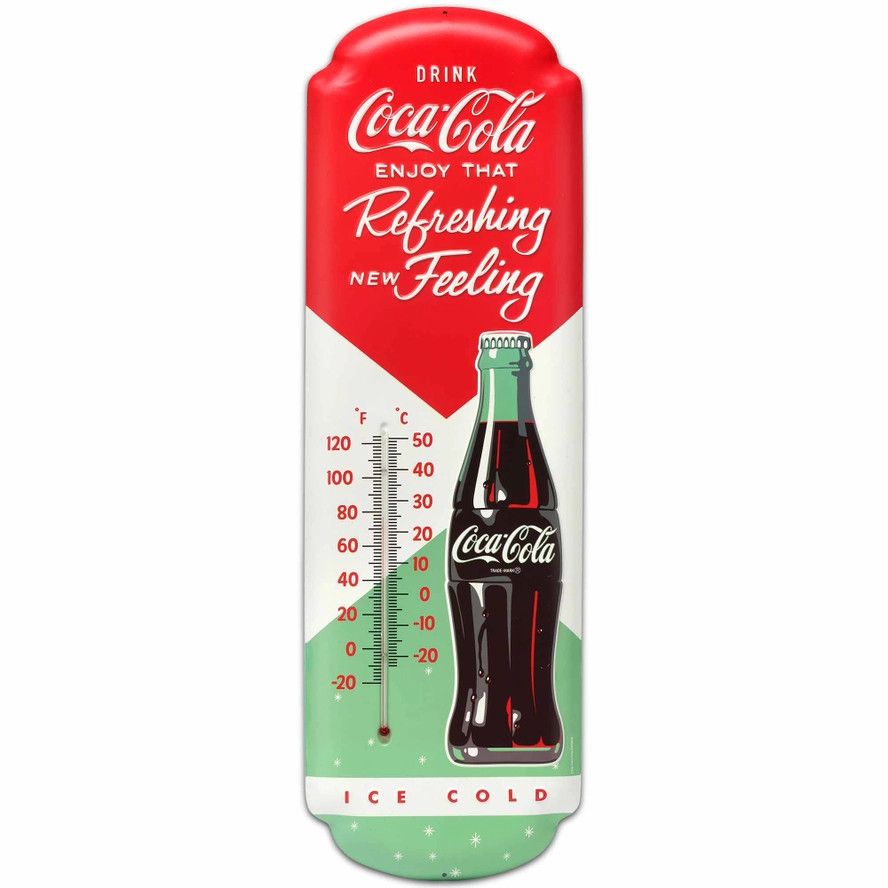Coca-Cola Refreshing New Feeling Wall Thermometer